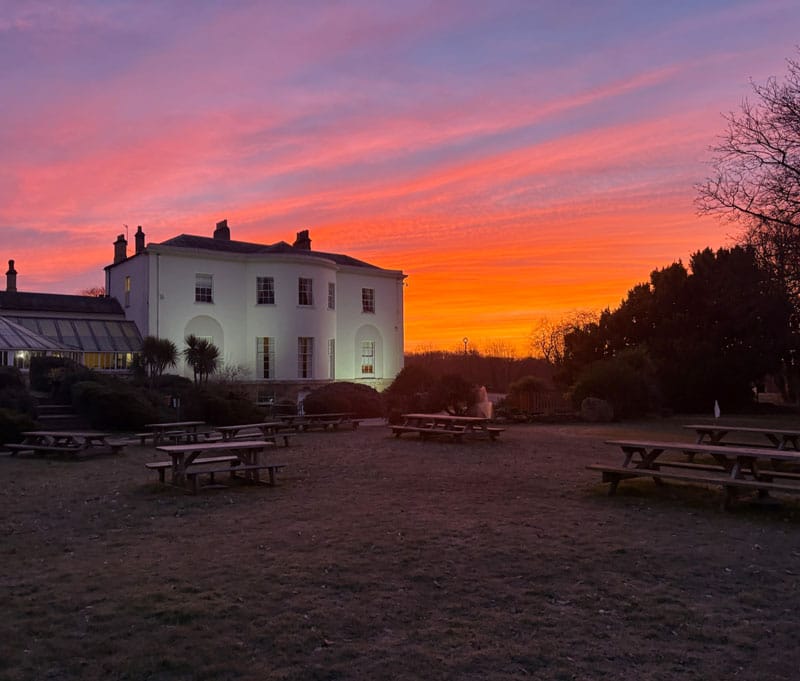 Sunset View Of Owston Hall