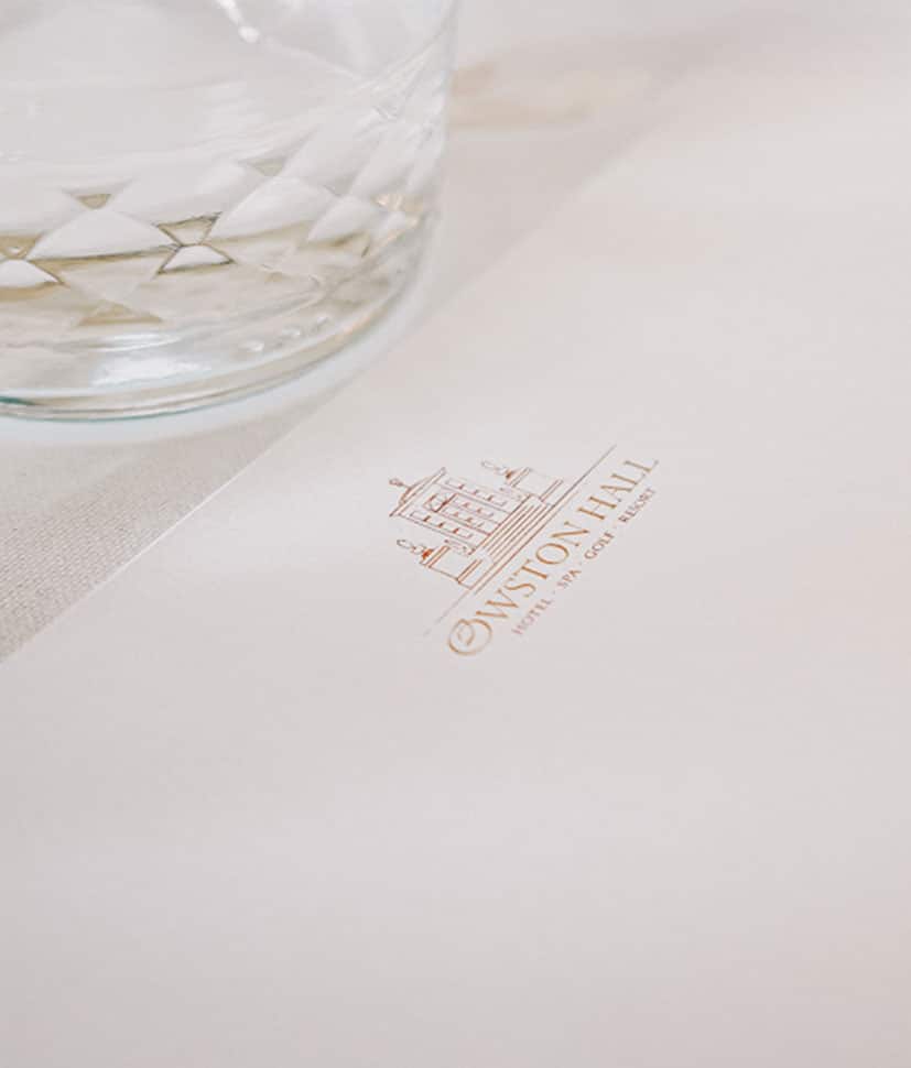 Table Cloth That Reads Owston Hall